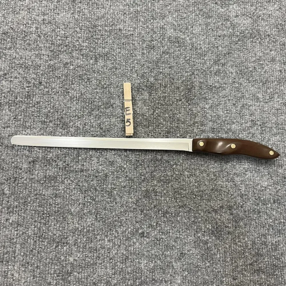 Cutco USA Made Carving Knife 14in Blade Wood Handle Cutlery